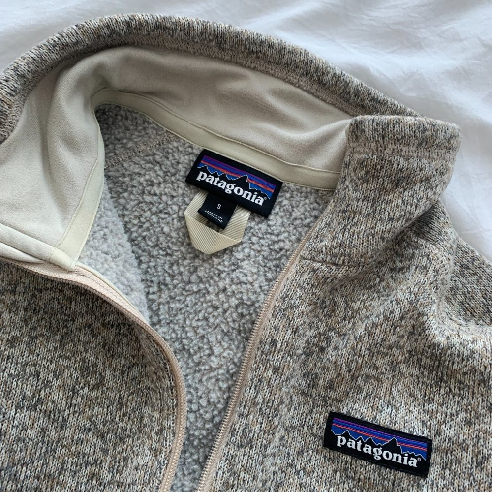 Patagonia Women's Better Sweater 1/4-Zip Fleece in Pelican